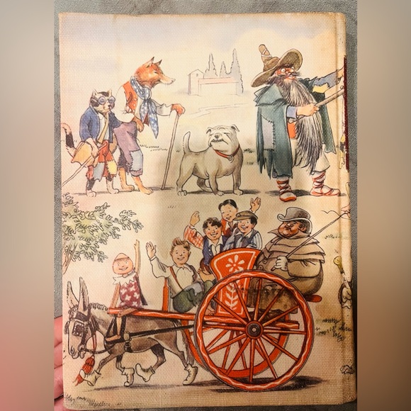 RARE VTG The Adventures of Pinocchio book. Copyright 1946 - Picture 2 of 5